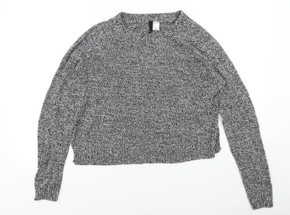 Divided Womens Grey   Pullover Jumper Size M