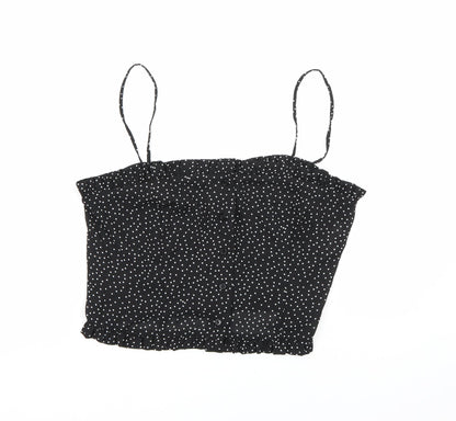 Womens UK Size 14 New Look Black Camisole Tank