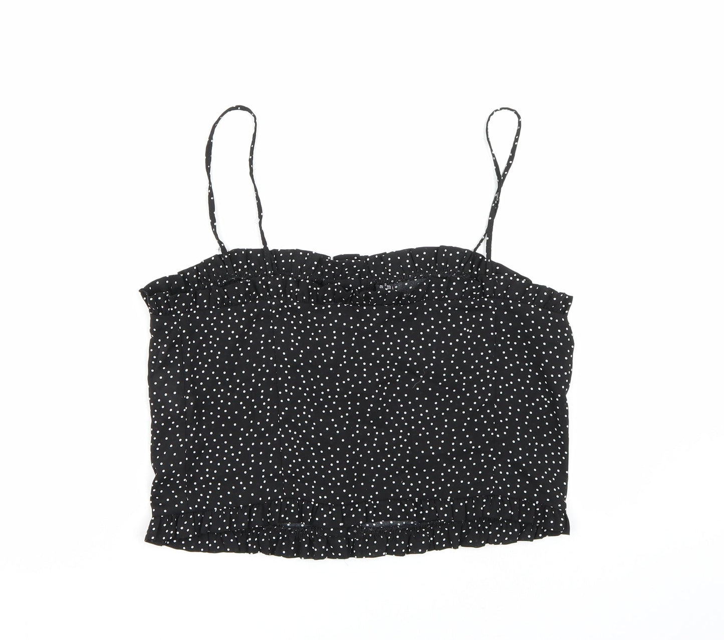 Womens UK Size 14 New Look Black Camisole Tank