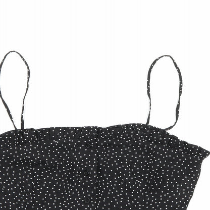Womens UK Size 14 New Look Black Camisole Tank