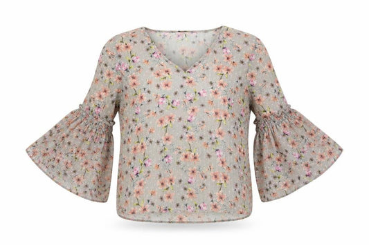 Womens UK Size 6 Atmosphere Grey Basic Blouse