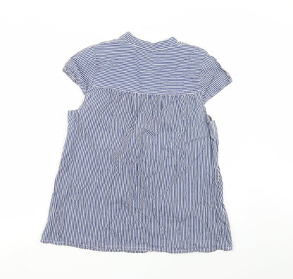 Womens UK Size M VERO MODA Blue Basic Blouse