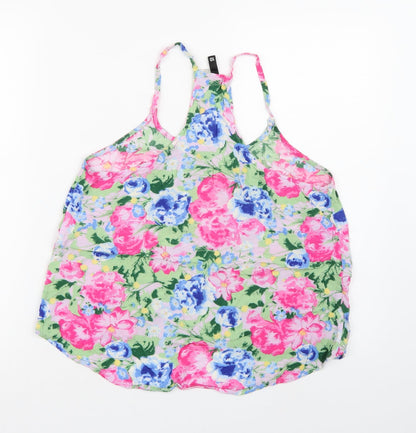 Womens UK Size 10 Divided by H&M Multicoloured Camisole Tank