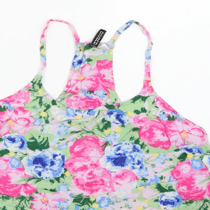 Womens UK Size 10 Divided by H&M Multicoloured Camisole Tank