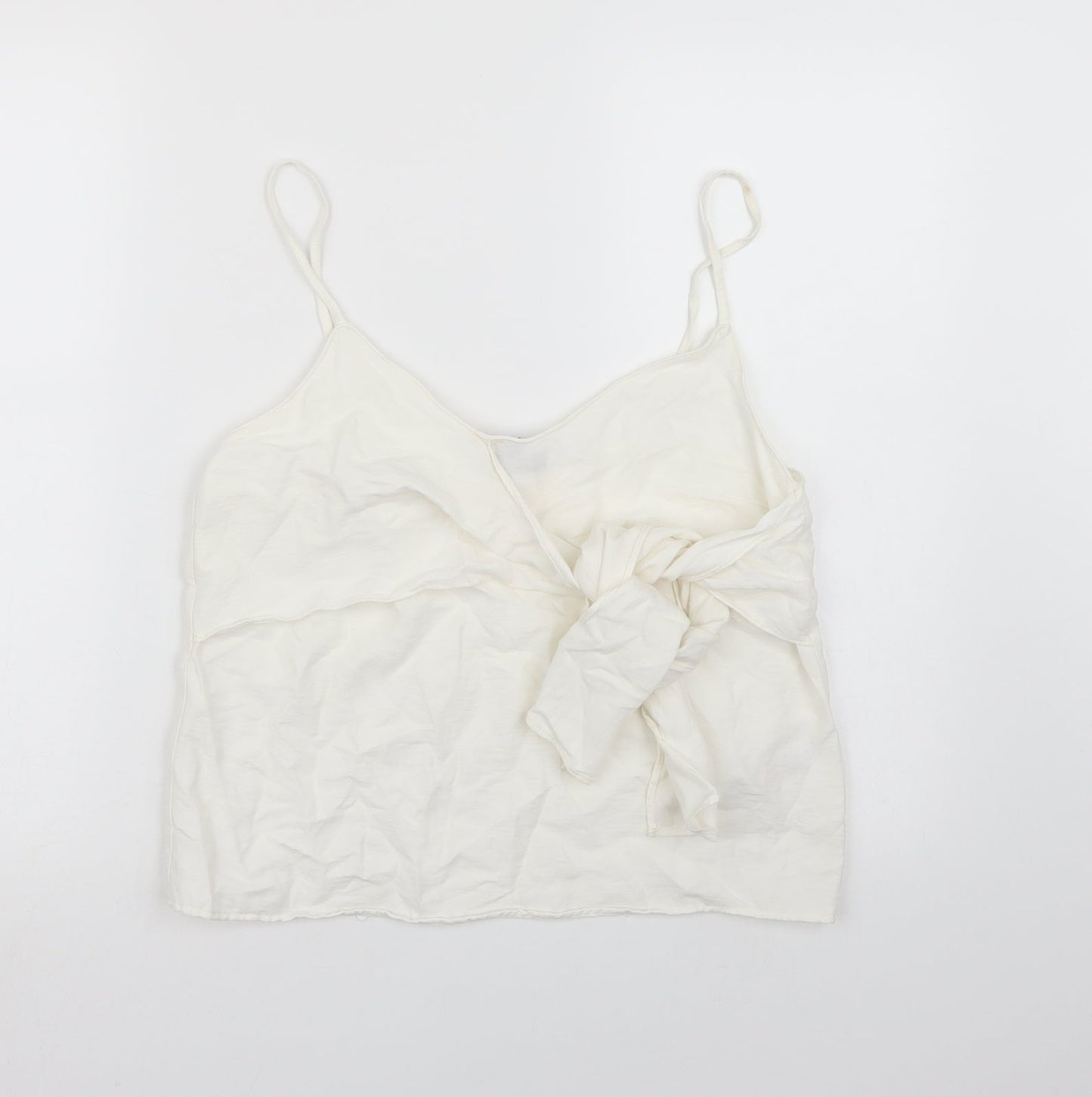 Womens UK Size 12 Topshop White Camisole Tank