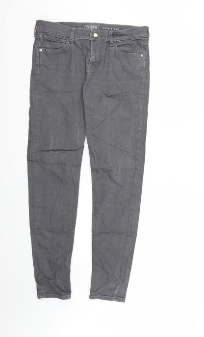 FC Jeans Womens Grey  Denim Skinny Jeans Size 14 L30 in