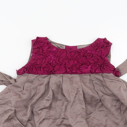 Monsoon Girls Brown   Shift  Size 6-9 Months