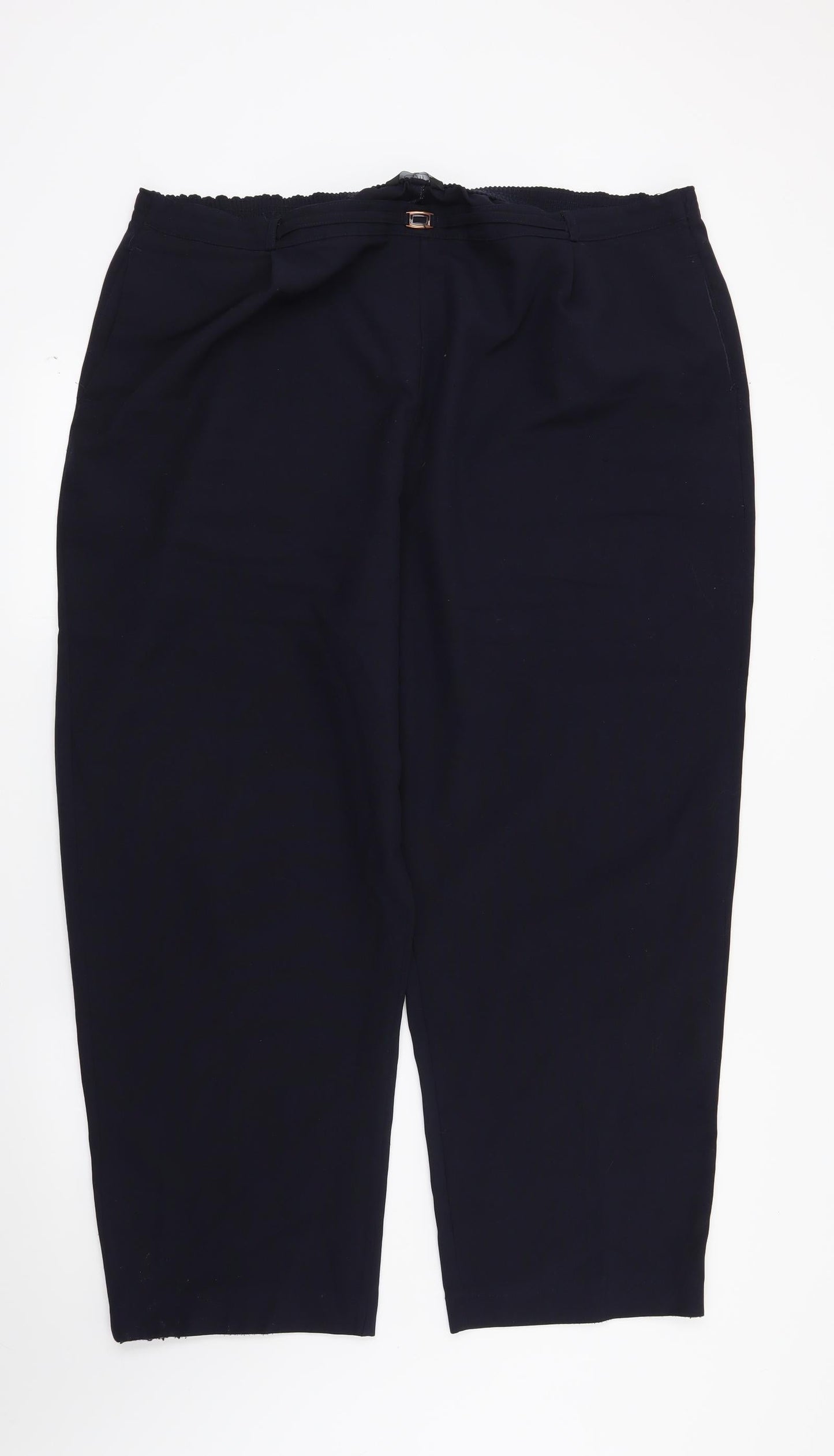 Womens UK Size 22 in Bonmarché Regular Fit  Blue Trousers