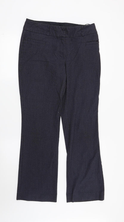 Womens UK Size 10 NEXT Regular Fit  Blue Trousers
