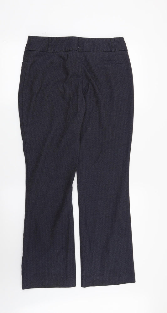 Womens UK Size 10 NEXT Regular Fit  Blue Trousers