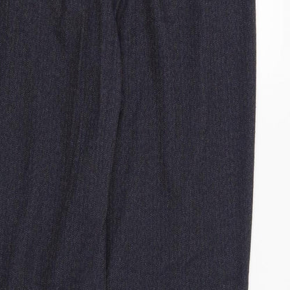 Womens UK Size 10 NEXT Regular Fit  Blue Trousers