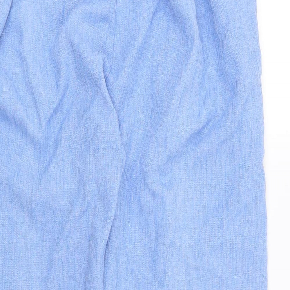 Womens UK Size 14 Preworn Regular Fit  Blue Trousers