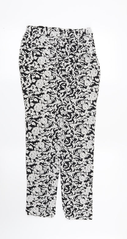Womens UK Size 32 in Preworn  Capri Black Leggings