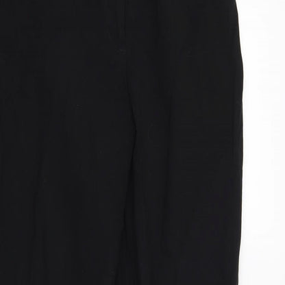 Womens UK Size 12 Marks and Spencer Regular Fit  Black Trousers