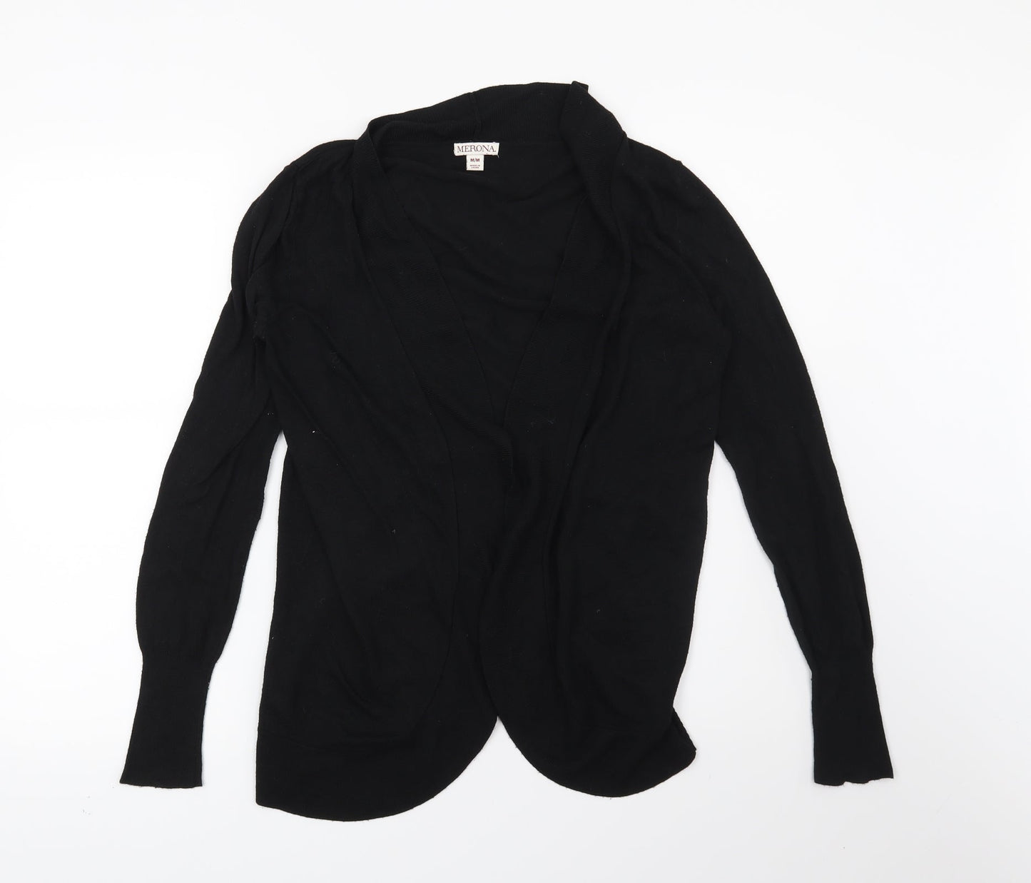 Merona Womens Black   Cardigan Jumper Size M