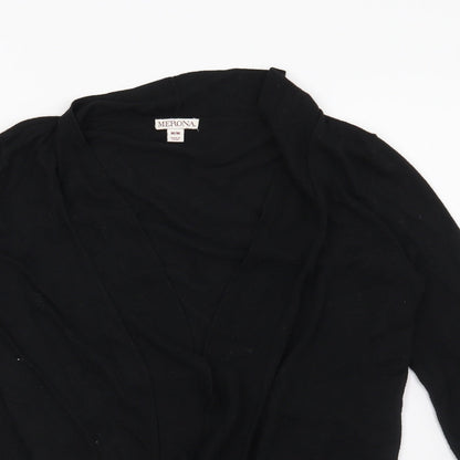 Merona Womens Black   Cardigan Jumper Size M