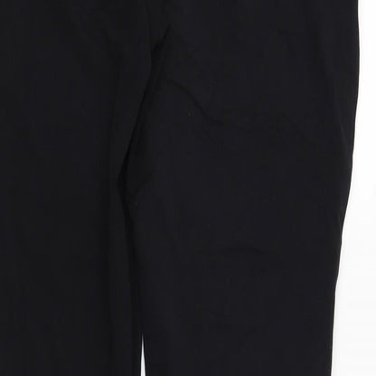 Womens UK Size 12 Marks and Spencer Regular Fit  Black Trousers