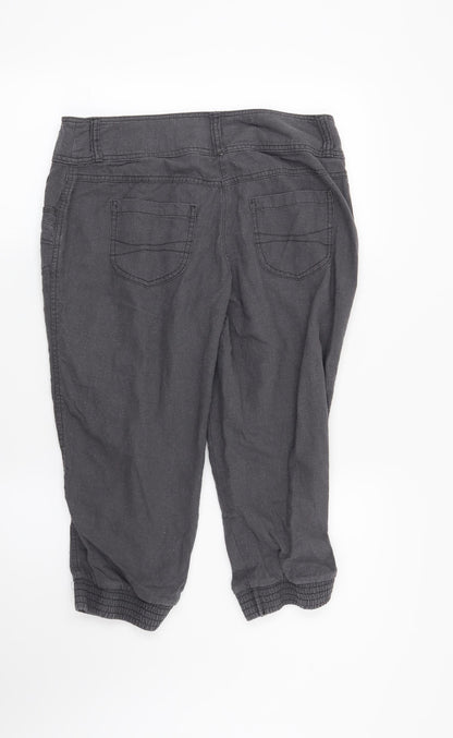 Womens UK Size 12 Papaya Regular Fit  Grey Trousers