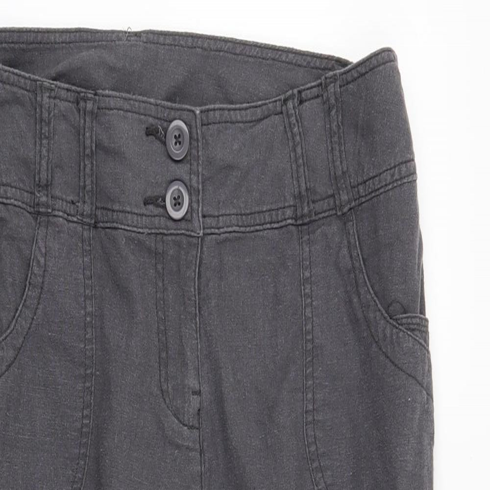 Womens UK Size 12 Papaya Regular Fit  Grey Trousers
