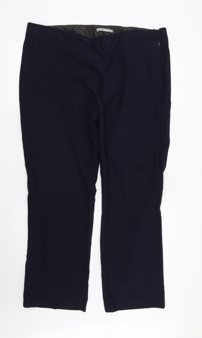 Marks and Spencer Mens Blue   Trousers  Size 20 L30 in