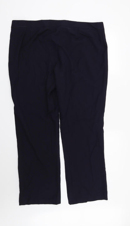 Marks and Spencer Mens Blue   Trousers  Size 20 L30 in