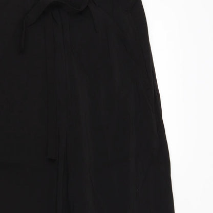 Womens UK Size S Zara Regular Fit  Black Trousers