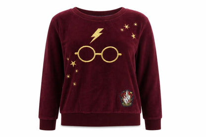 Love To Lounge Womens Red Solid  Top Pyjama Top Size 4  - Harry Potter