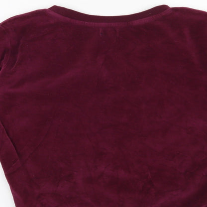 Love to Lounge Womens Red Solid  Top Pyjama Top Size 4  - Harry Potter