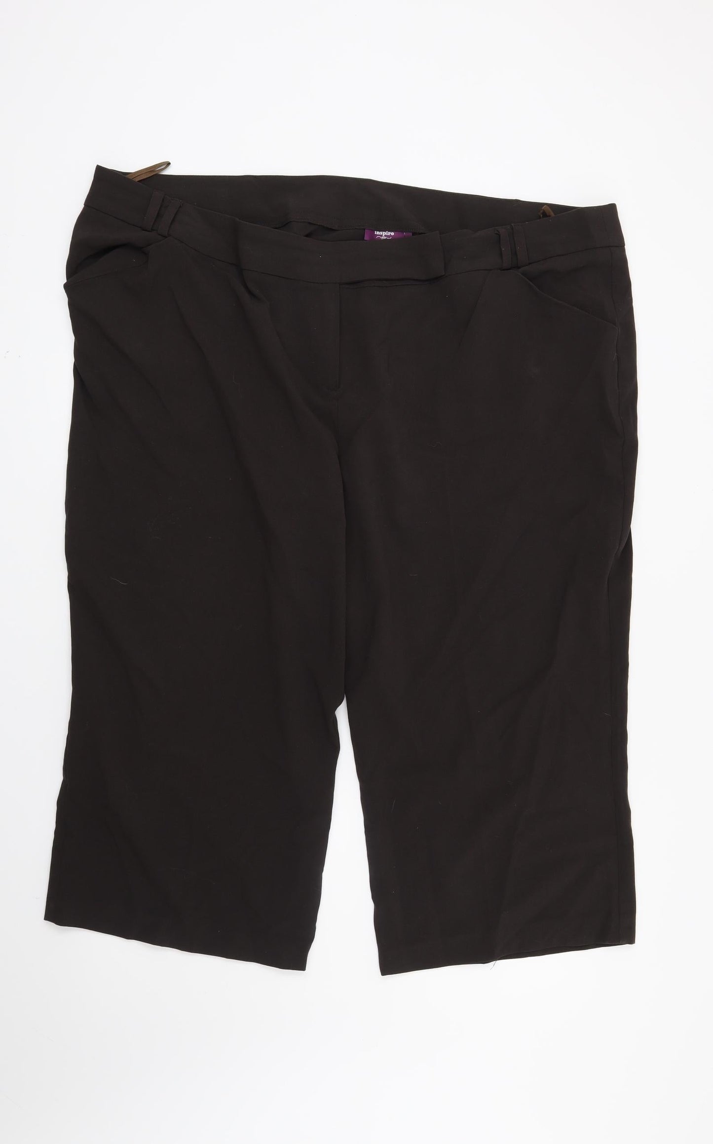 New Look Womens Brown   Trousers  Size 24 L22 in