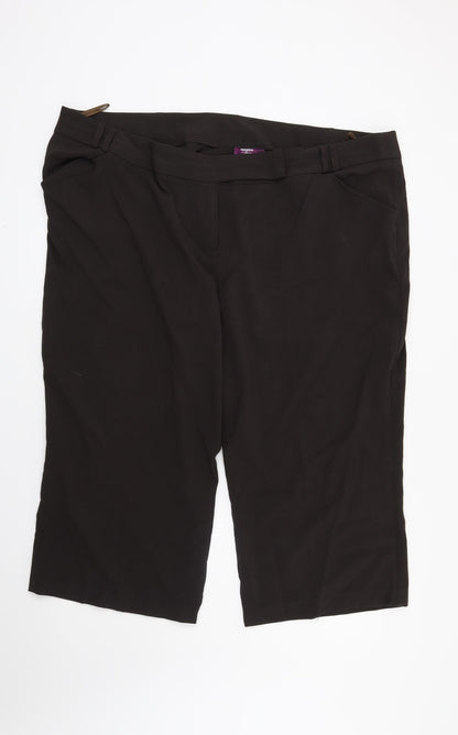 New Look Womens Brown   Trousers  Size 24 L22 in