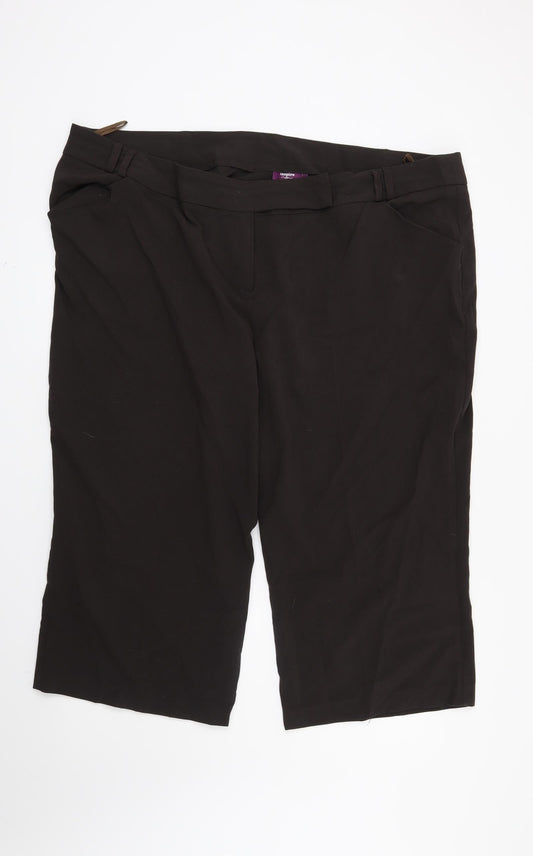 New Look Womens Brown   Trousers  Size 24 L22 in