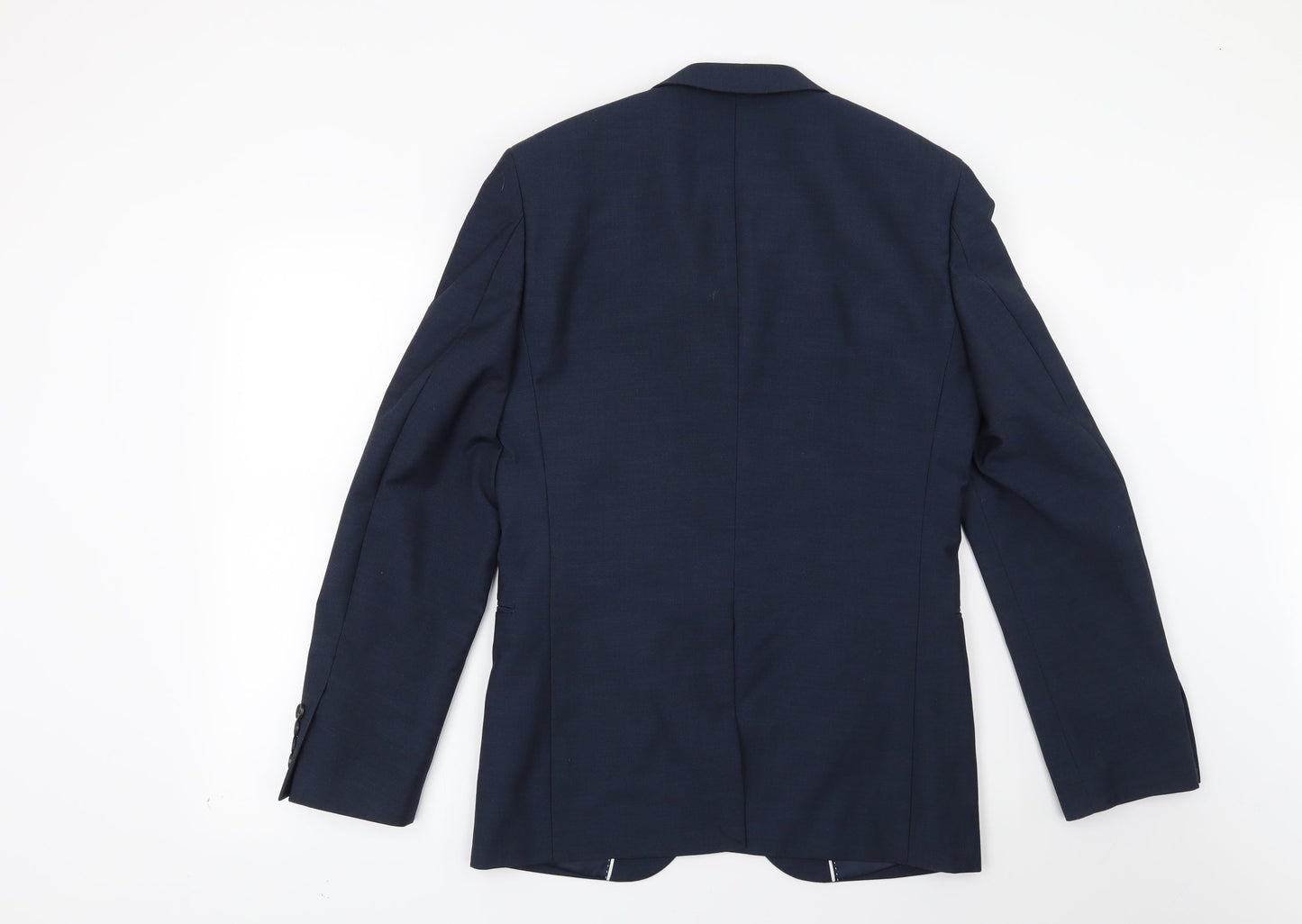 Mens UK Size 36 Cedar Wood State Regular Blue Suit Jacket
