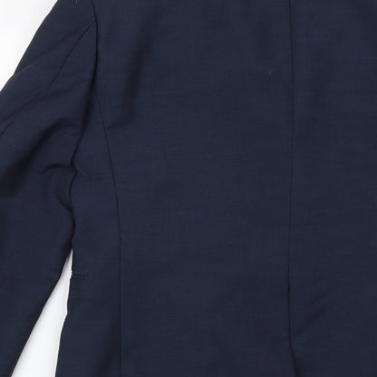 Mens UK Size 36 Cedar Wood State Regular Blue Suit Jacket