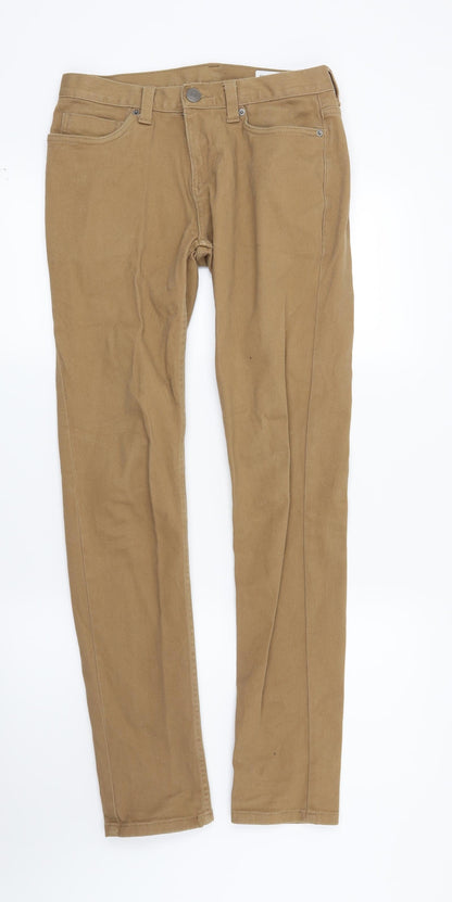 Denim CO Mens Brown   Skinny Jeans Size 28 in L32 in