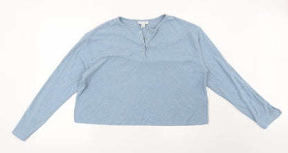 Topshop Womens Blue   Pullover Sweatshirt Size 14