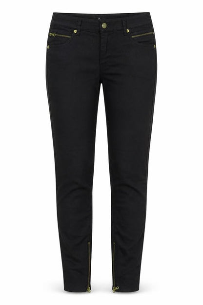 Womens UK Size 4 H&M Regular Fit Straight Black Jeans