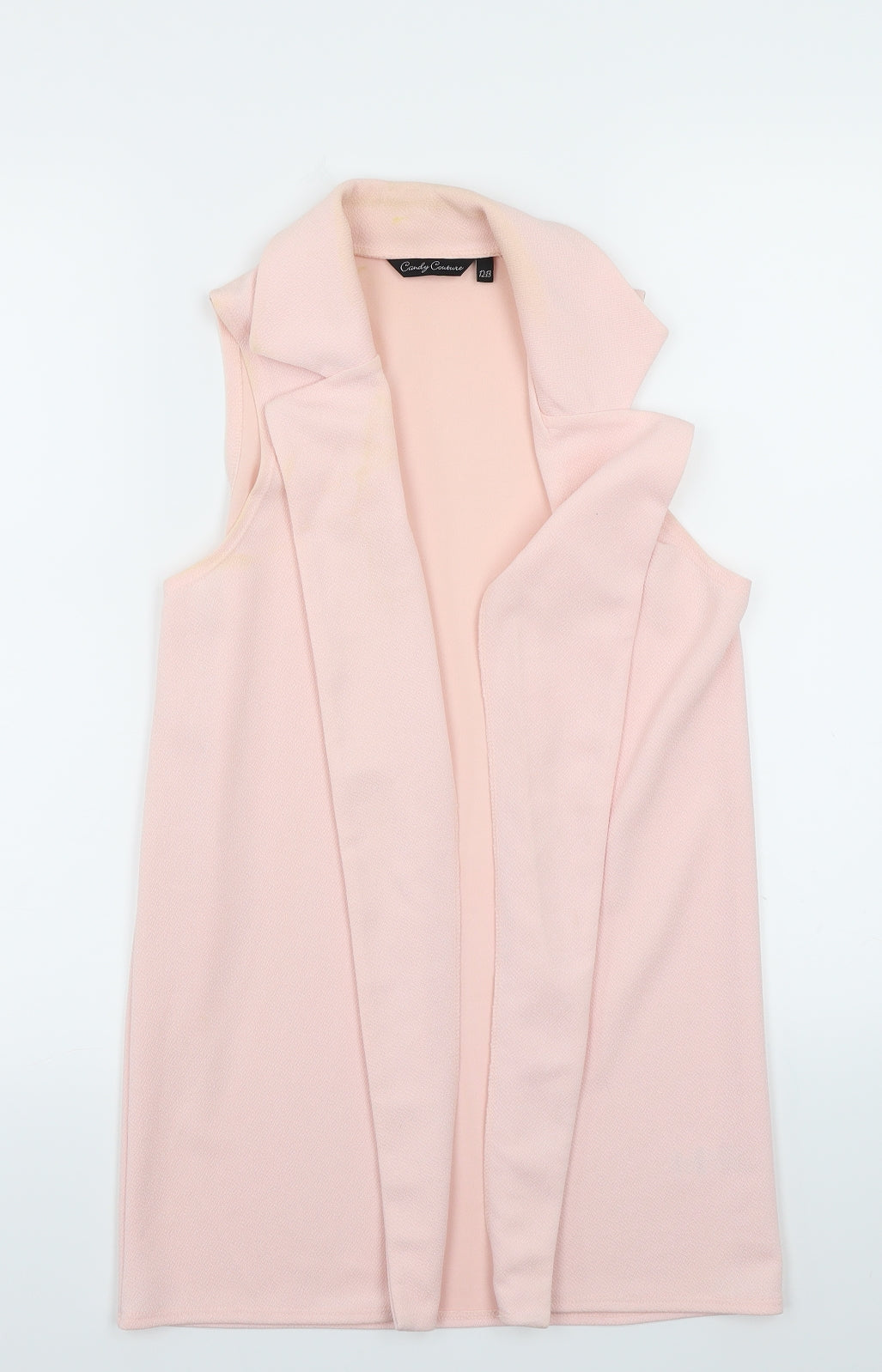 Candy Couture Girls Pink   Gilet Coat Size 12 Years