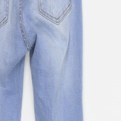 Queen of hearts Womens Blue   Straight Jeans Size XS L26 in