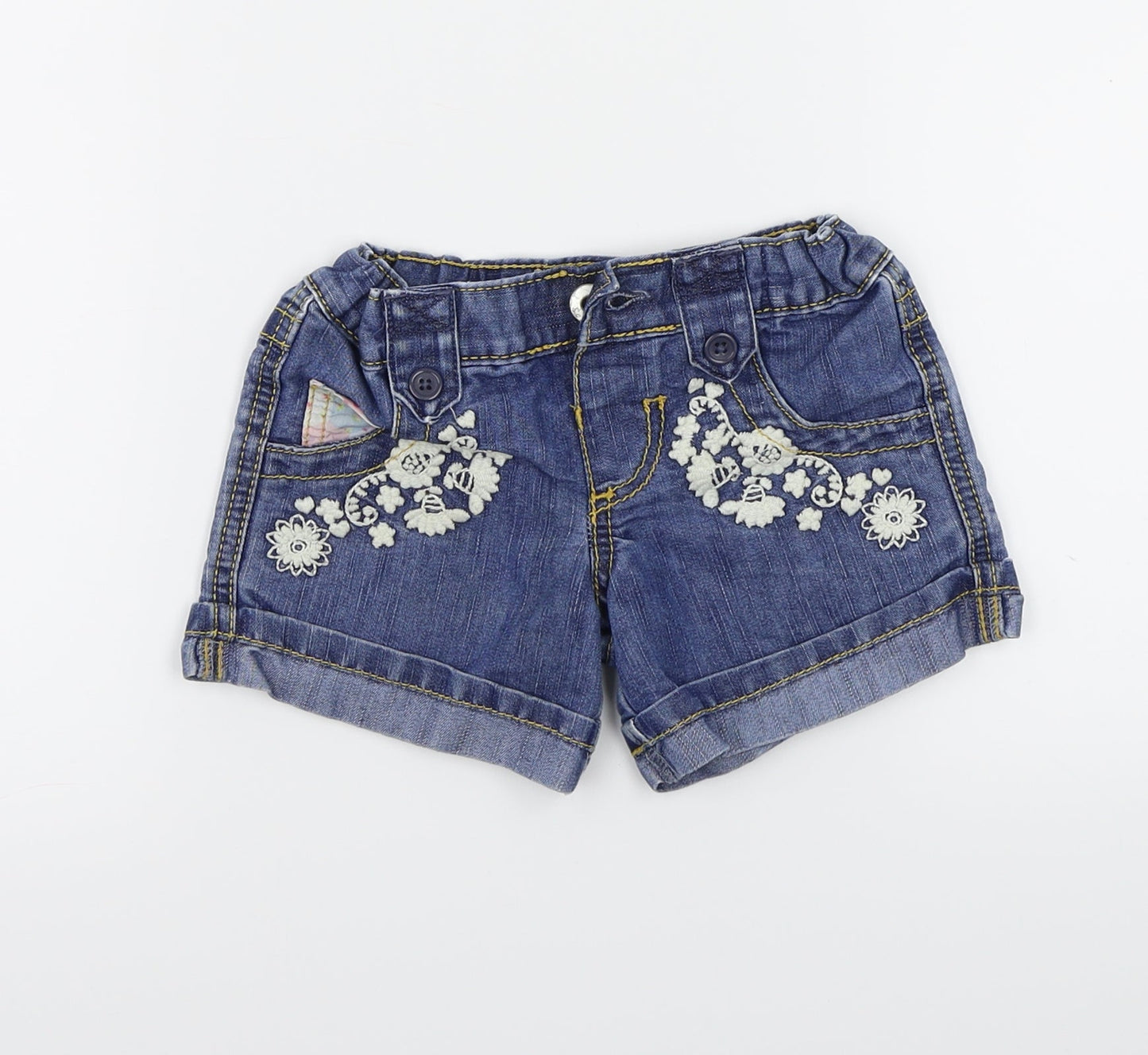 Marks and Spencer Girls Blue   Bermuda Shorts Size 5-6 Years