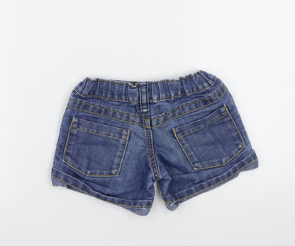 Marks and Spencer Girls Blue   Bermuda Shorts Size 5-6 Years