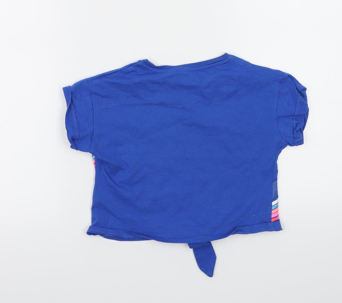 Marks & Spencer Girls Blue   Basic T-Shirt Size 4-5 Years