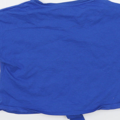 Marks & Spencer Girls Blue   Basic T-Shirt Size 4-5 Years