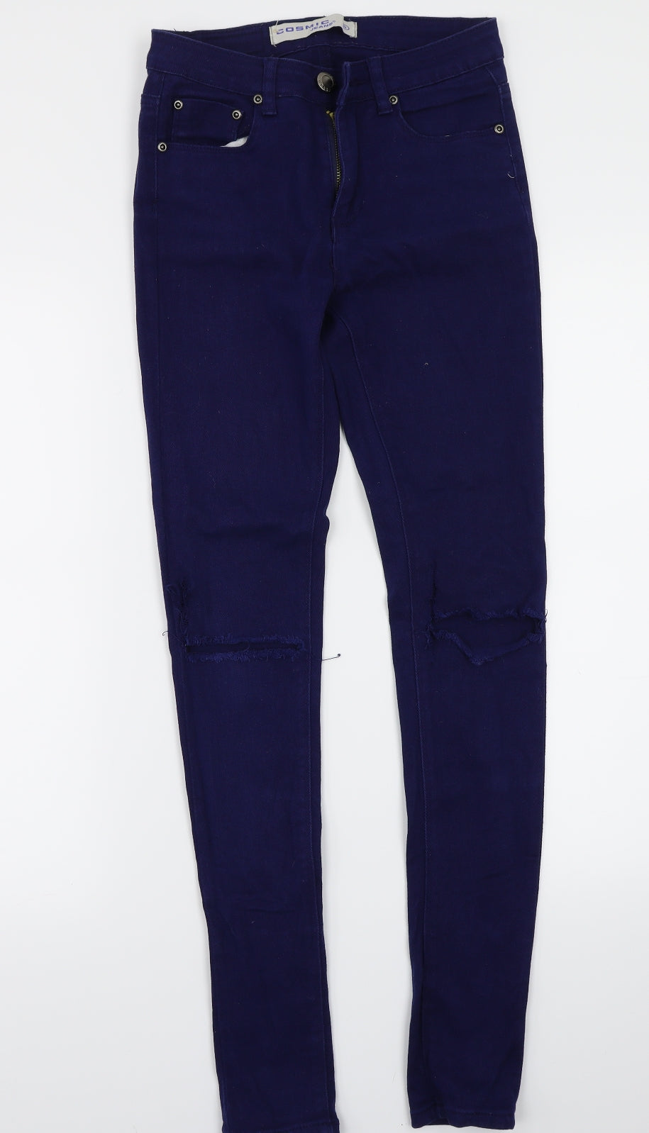 Cosmic Womens Blue   Skinny Jeans Size 6 L29 in