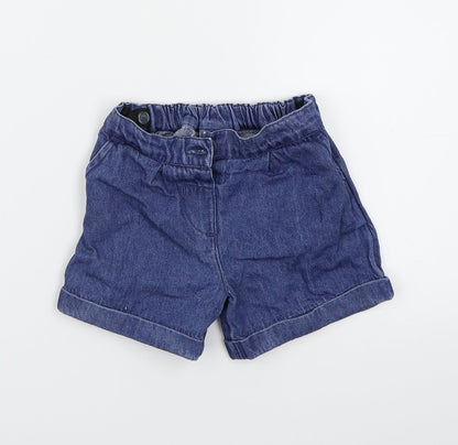 Marks and Spencer Girls Blue   Bermuda Shorts Size 2-3 Years