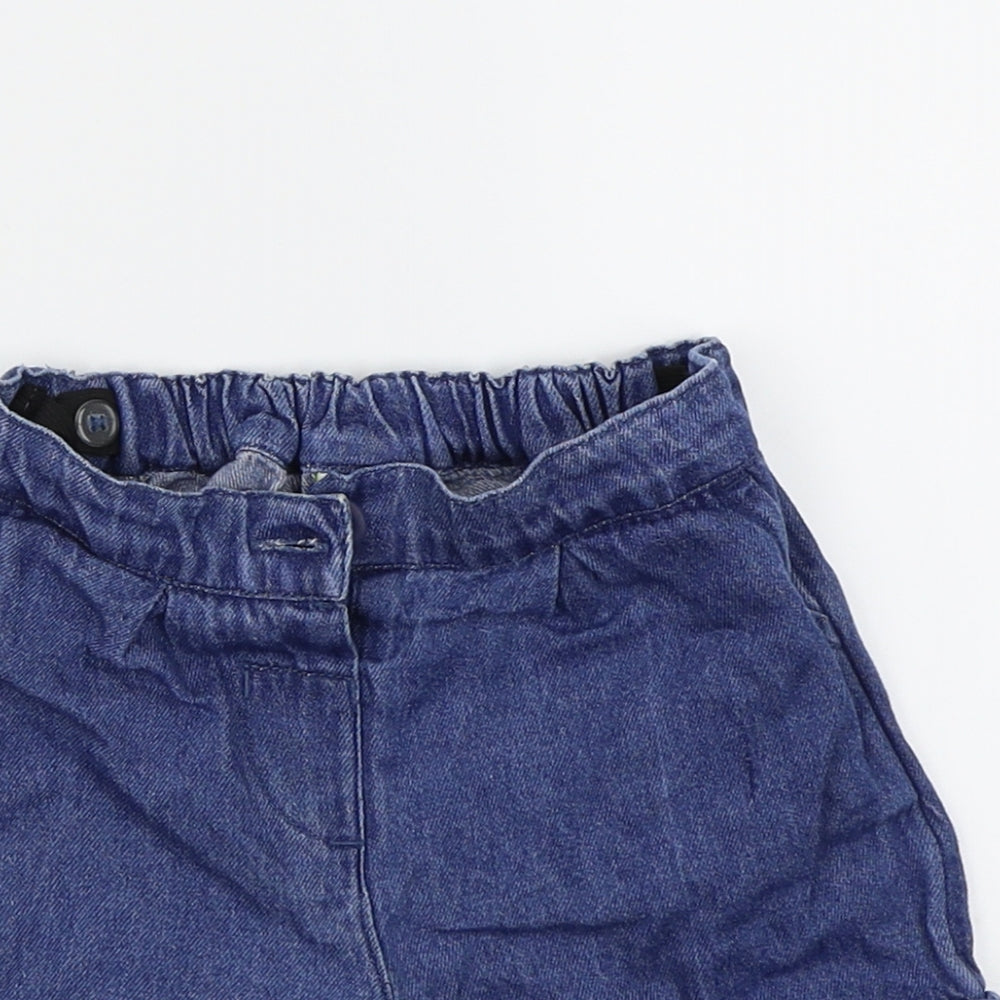 Marks and Spencer Girls Blue   Bermuda Shorts Size 2-3 Years