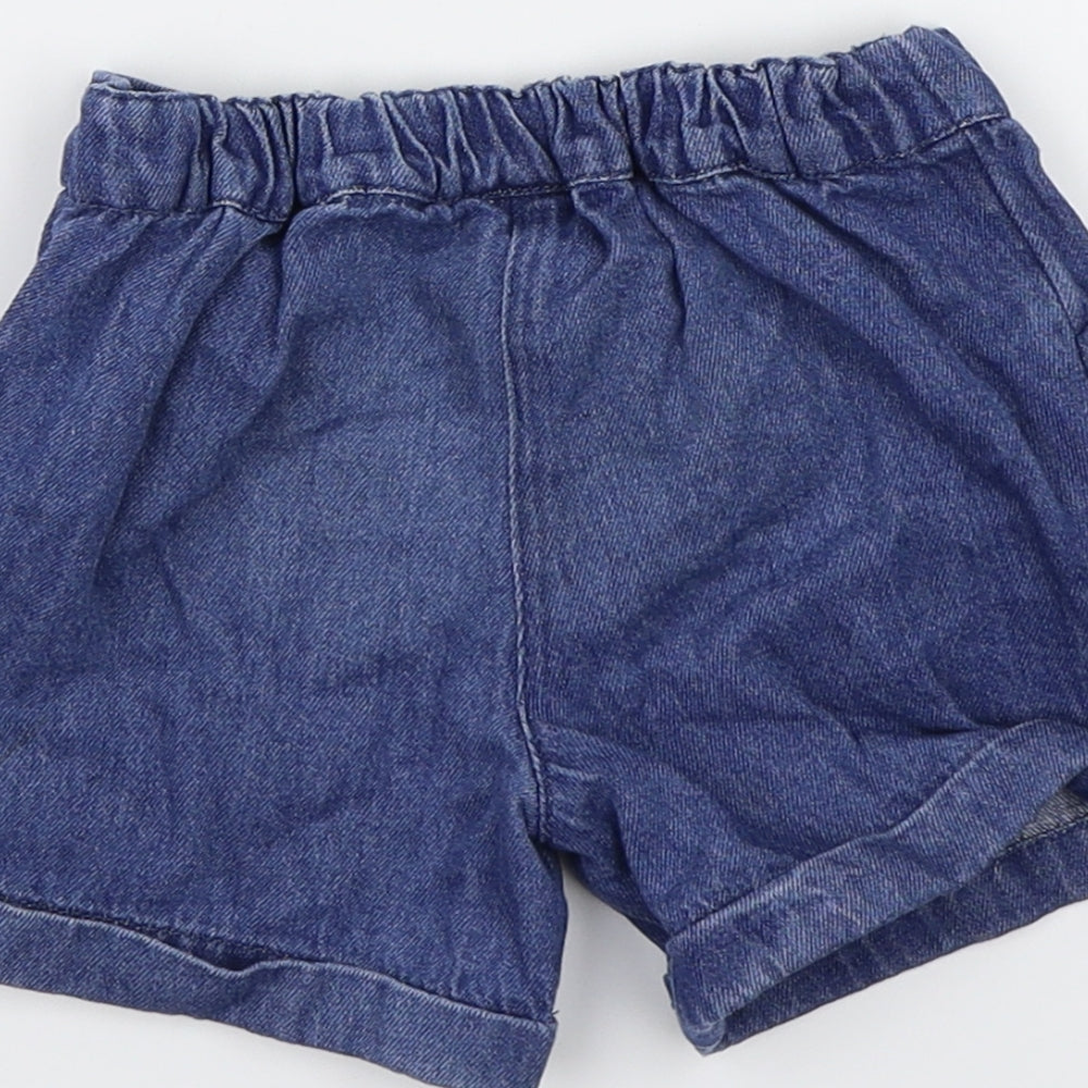 Marks and Spencer Girls Blue   Bermuda Shorts Size 2-3 Years