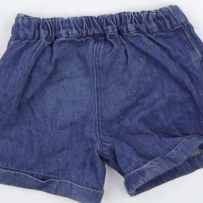 Marks and Spencer Girls Blue   Bermuda Shorts Size 2-3 Years