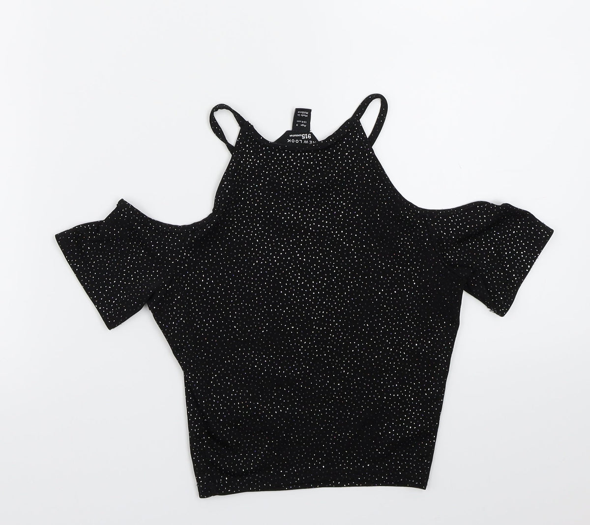 New Look Girls Black   Basic T-Shirt Size 9 Years