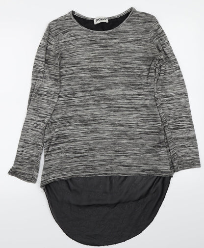 Dolly paris Womens Grey   Basic T-Shirt Size M
