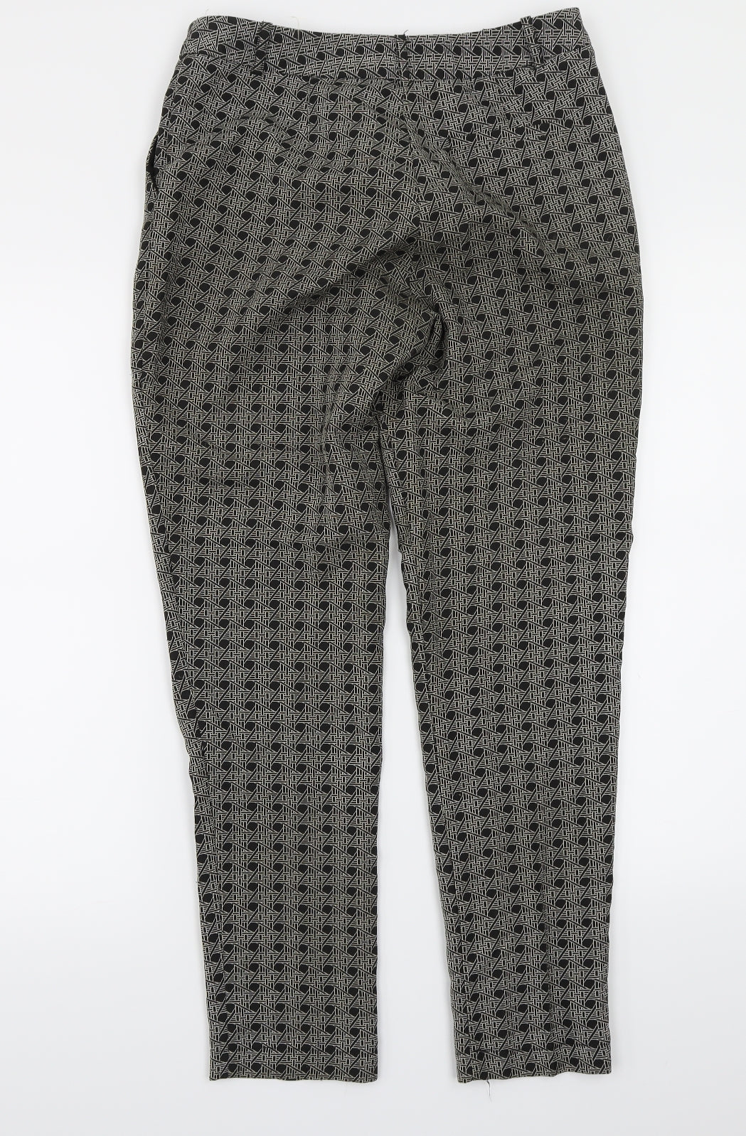 Womens UK Size 8 Oasis Regular Fit  Black Trousers
